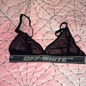 Off-White Mesh Bra